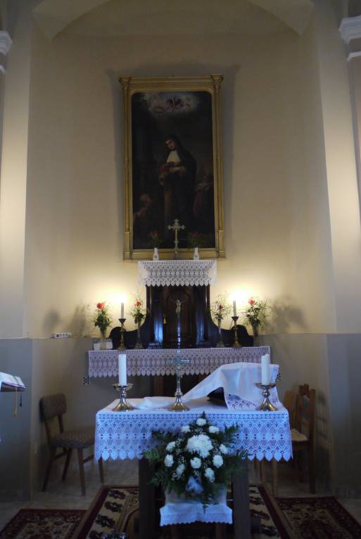A dgei Rmai Katolikus Kpolna Szent Hedvig olajfestmnye s az oltr